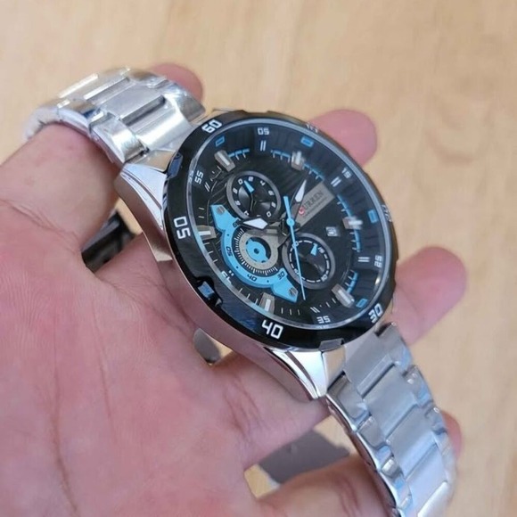 CURREN Stylish Chronograph Stainless Steel Watch for Men - Picture 4 of 10